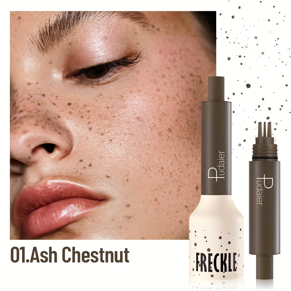 1pc Natural Freckle Stamp Pen, waterproof and sweatproof - quick-drying, natural and delicate freckle makeup, multi-scene use