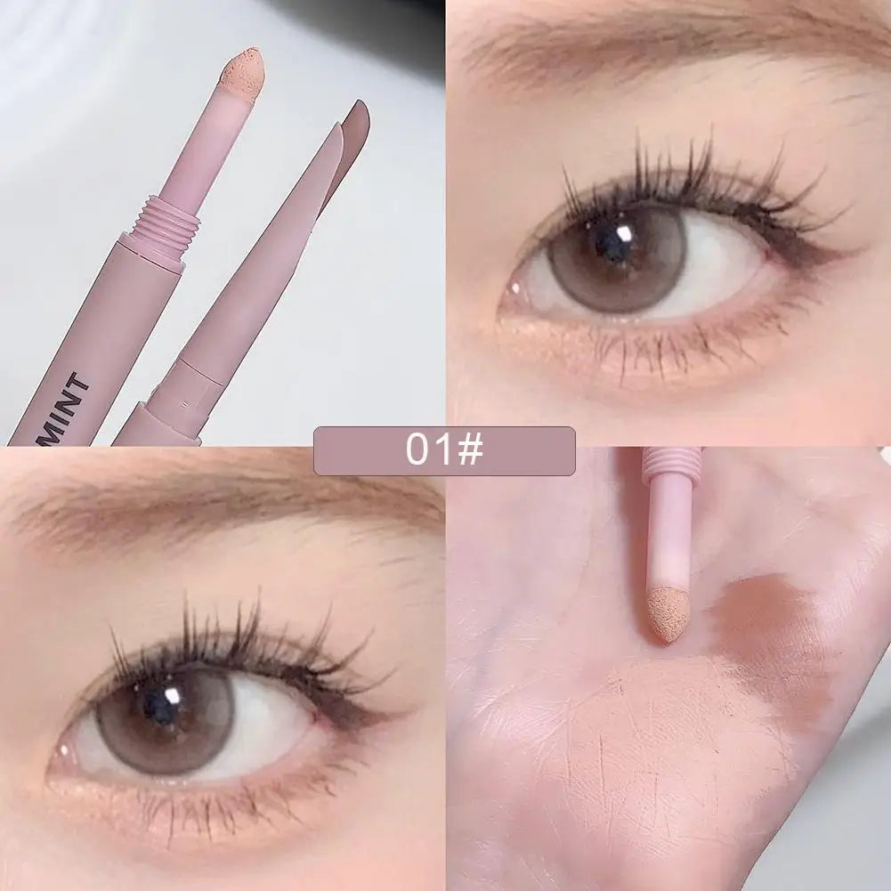 Meniscus Double-end Lying Silkworm Eyeliner Pencil Diamond Glitter Matte Aegyosal Pen Brightening Cream Shadow Highligher Makeup