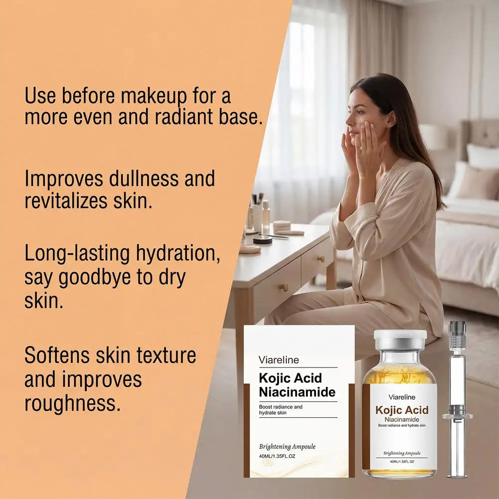 Kojic Acid Niacinamide Serum Ampoule Advanced Skincare Deep Repair Renew Skin Brighten Tone Strengthen Barrier Facial Essence