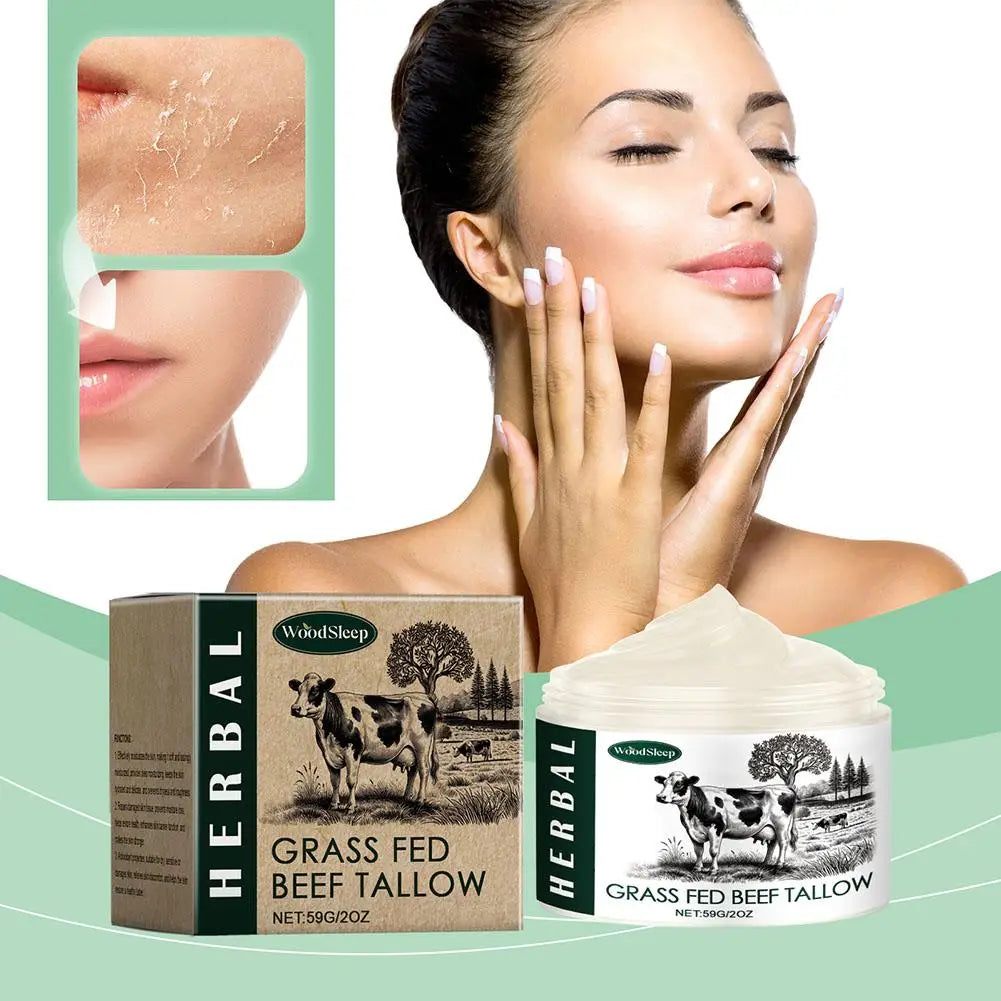 1/2/3pcs Tallow Face Moisturizer Moisturizing Nourishing Cream Brightening Skin Facial Cream Anti-Aging Face Skin Care