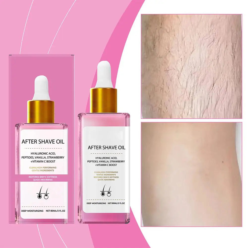 Strawberry Vanilla After Shave Oil For Smooth Skin Deeply Hydrates Shaving Care Oil Deeply Hydrates Shaving Care Oil 1/3/5pcs