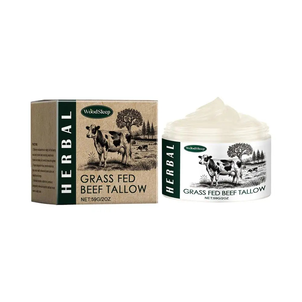 1/2/3pcs Tallow Face Moisturizer Moisturizing Nourishing Cream Brightening Skin Facial Cream Anti-Aging Face Skin Care