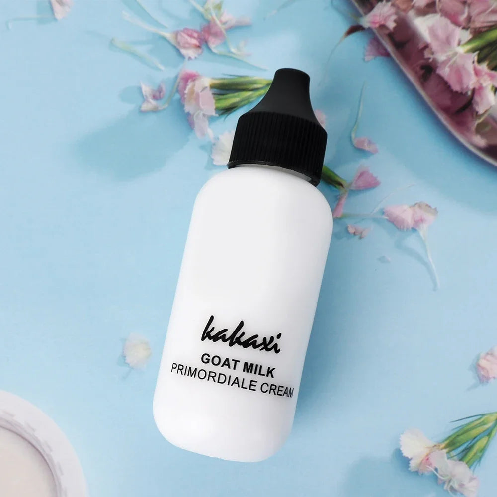 50ml Goat Milk Liquid Foundation Matte Concealer Waterproof Oil-control Cover Dark Circles Brighten Natural Cosmetics Makeup
