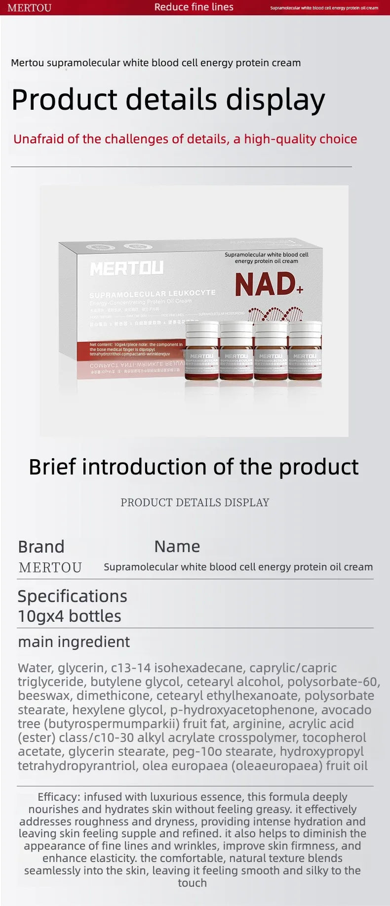 DNA White Blood Cell Hydrating Anti-Wrinkle Essence Fade Fine Lines Facial Moisturizing brightning Anti Aging Firming Skin Care