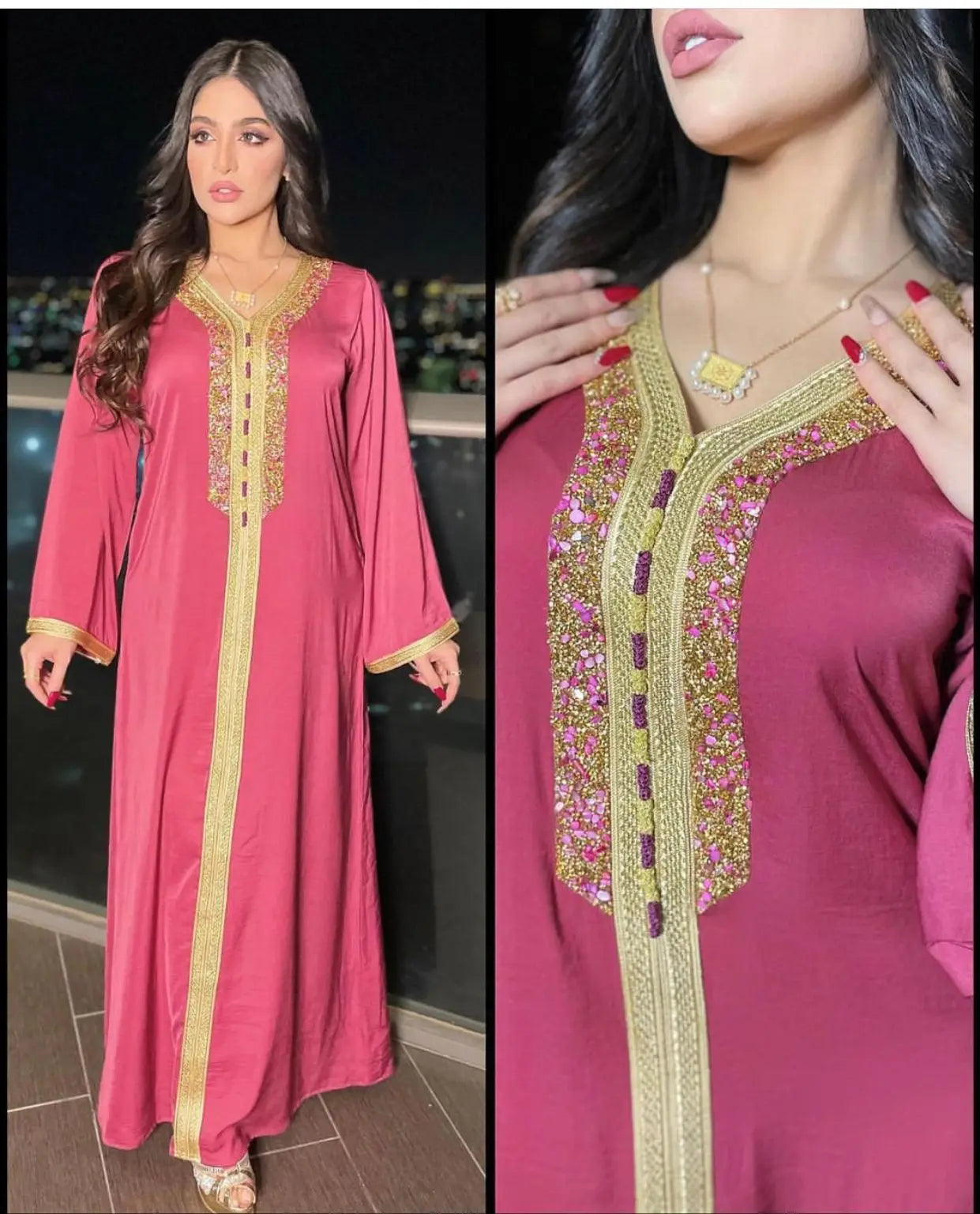 Eid Ramadan Mubarak Abayas For Women Abaya Dubai Muslim Hijab Dress Jalabiya Caftan Marocain Turkish Evening Gown Islam Clothing