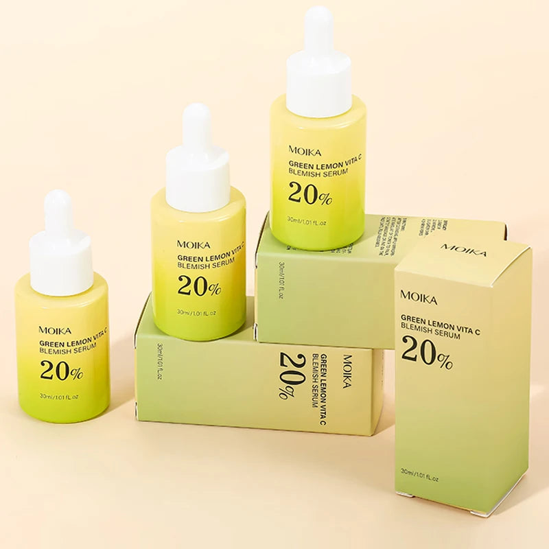 "1Pc MOIKA Skincare Vita C Serum 20% Niacinamide & Vc For Brightening & Dark Spots For People With Dull Loose Skin