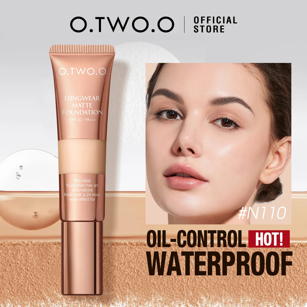 O.TWO.O 4pcs Makeup Set Foundation Cream SPF 30 PA+ Waterproof Brightening Concealer Face Primer Makeup Base Cosmetics