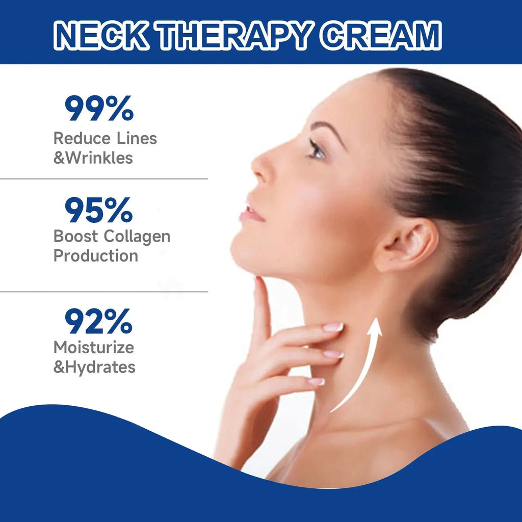 EELHOE Collagen Neck Cream Anti Aging Double Chin Lifting Neck Lines Removal Tighten Skin Firming Deep Hydration Neck Cream 20g