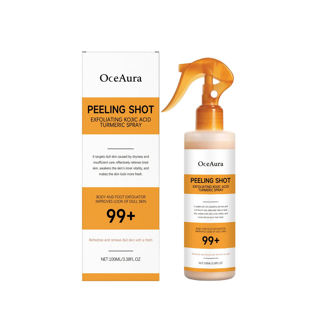 OceAura بخاخ تقشير لطيف بحمض الكوجيك والكركم — 100ml