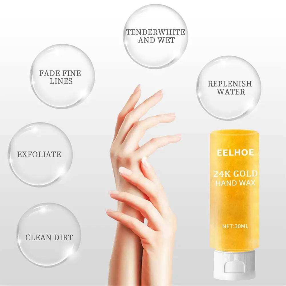 Honey Wax Hand Cream Peel off Exfoliator Callus Remover Brightening Skin Lightening Smoothing Hydrating Gel For Hands