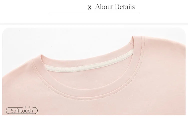 New Summer Pajamas Homewear Suit Women's Short-Sleeved Long Pants Ladies Large Size Loose Leisure Homewear Two-Piece Set