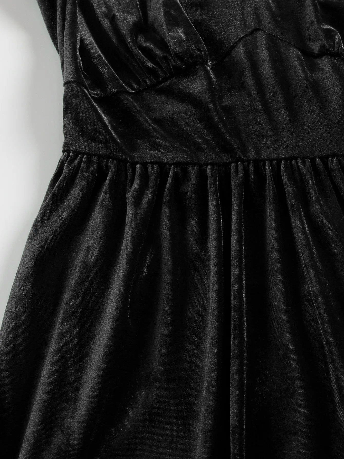 SuperAen Fashion Autumn and Winter New Dress Velvet Fashionable Elegant V-neck Pullover Long A-line Dresses