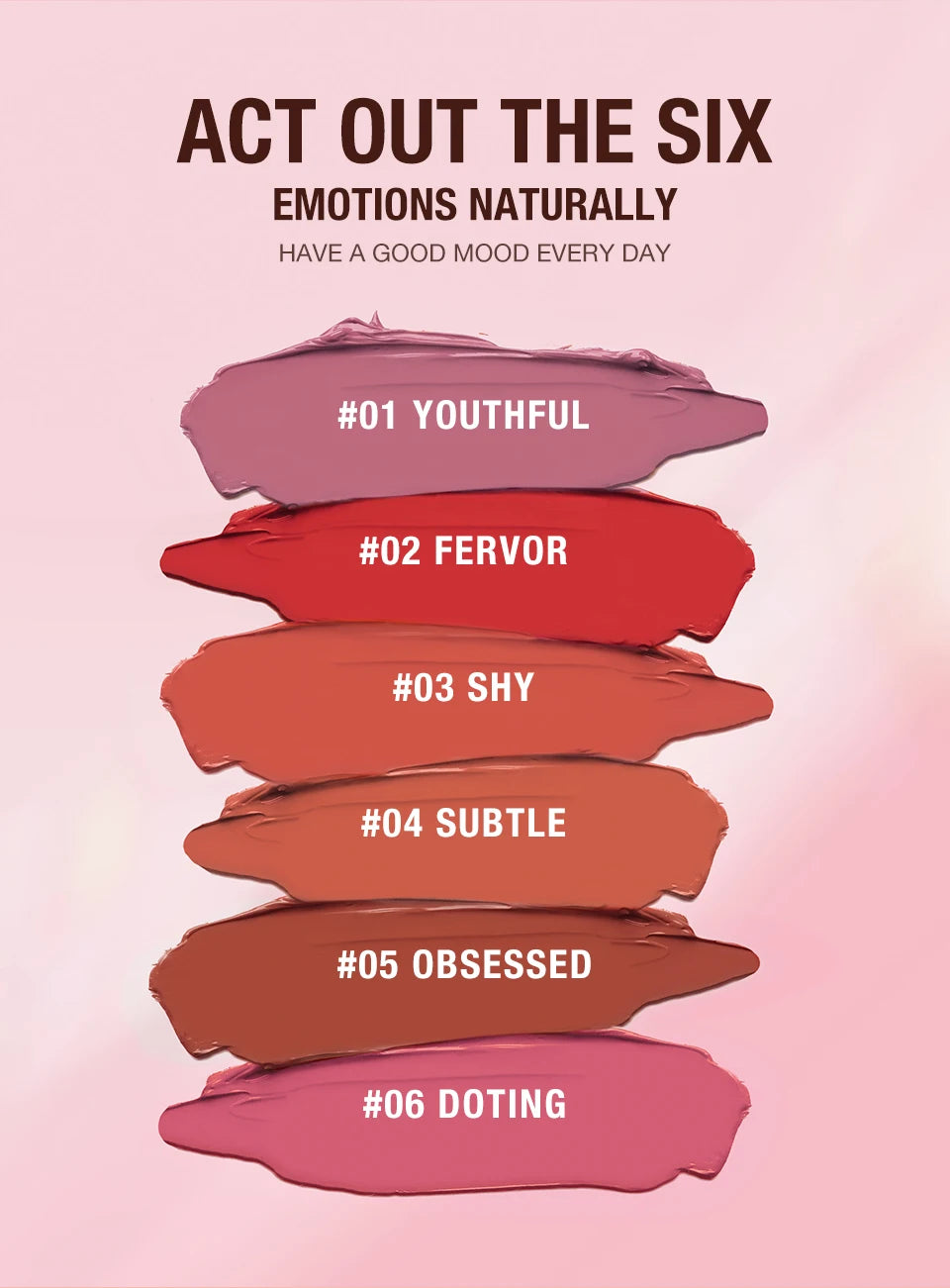O.TWO.O Blush Makeup Stick High Pigmented Blusher Cream Sticks Waterproof Long-lasting Lip Cheek Eyess Cosmetics for Women