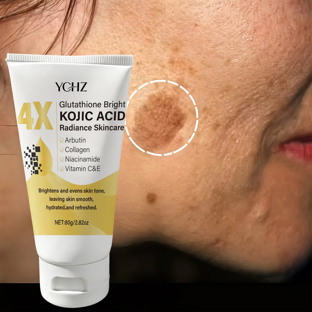 Kojic Acid Face Cream Evens Out Skin Tone, Eliminates Dark Spots and Dullness - Non-Greasy, Suitable for Both Men and Women - Whitening and Moisturizing Cream, for Day and Night Use