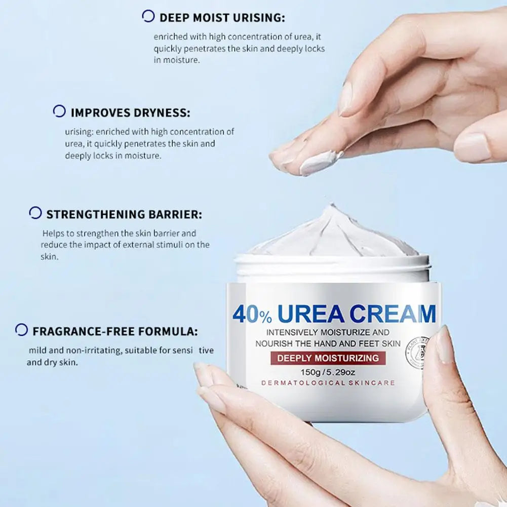 Urea Plus Salicylic Moisturizing For Dry Cracked Heels Feet Knees Elbows Hands Feet Dead Skin Remover Anti-drying Body Lotion