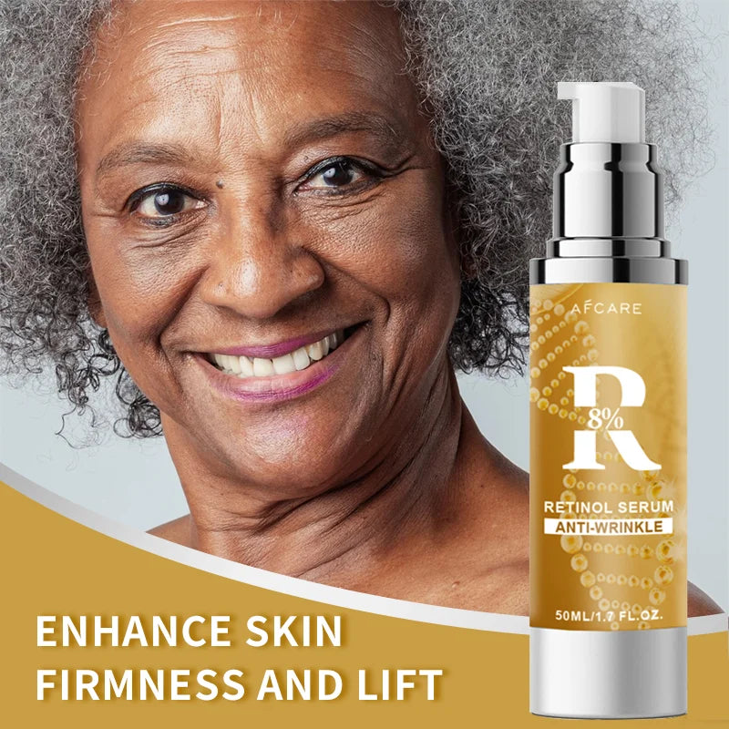 Wrinkle Removal Retinol Serum  Facial Serum Rejuvenation Lift Firming Anti-aging Whitening Invisible Pores Beauty Skin Care