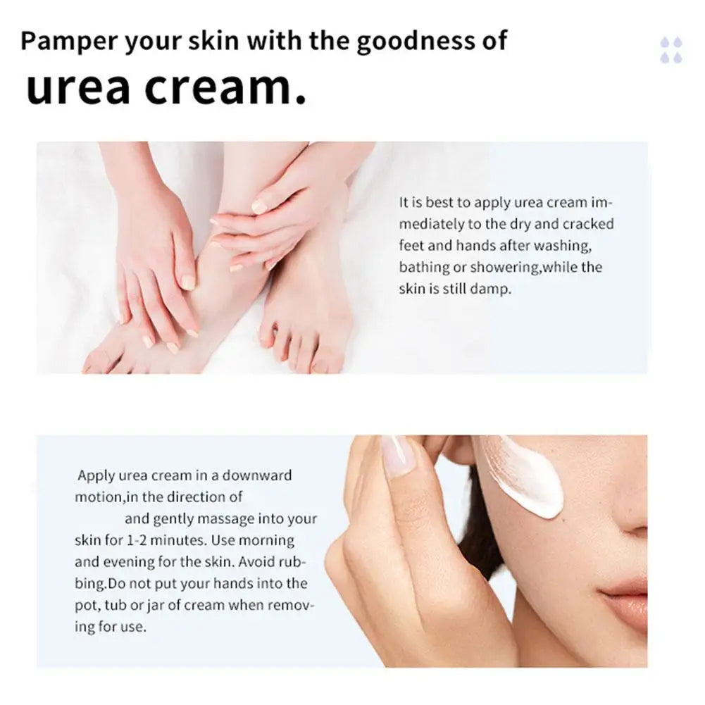 Urea Plus Salicylic Moisturizing For Dry Cracked Heels Feet Knees Elbows Hands Feet Dead Skin Remover Anti-drying Body Lotion