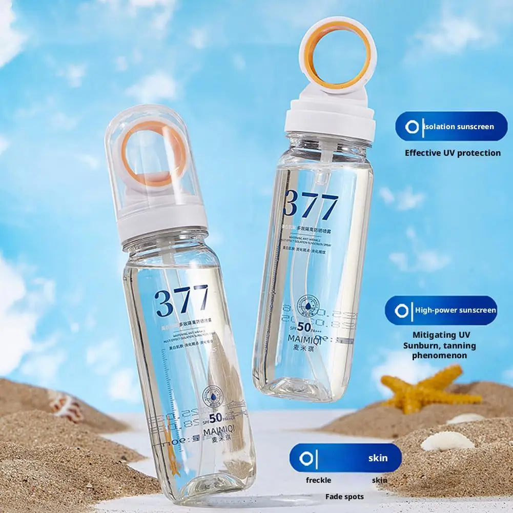 SPF50 Sunscreen Spray Moisturizing Whitening Sunscreen Spray Facial Body Neck Skin Care UV Protector Concealer