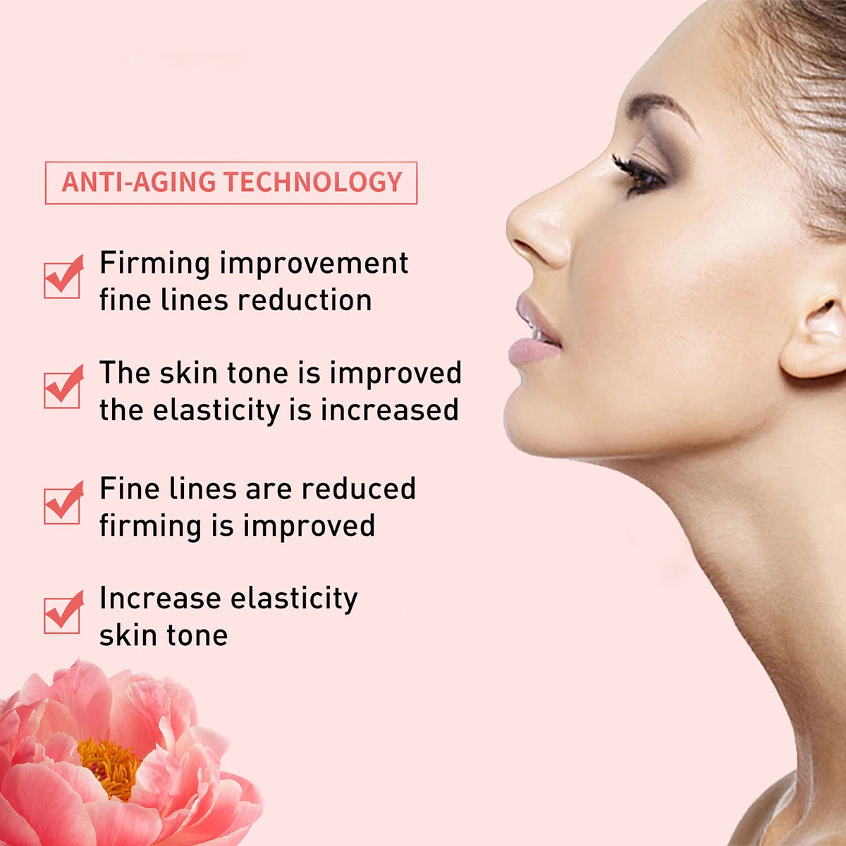 facial firming essence reduces fine lines, tightens skin, and improves damaged skin