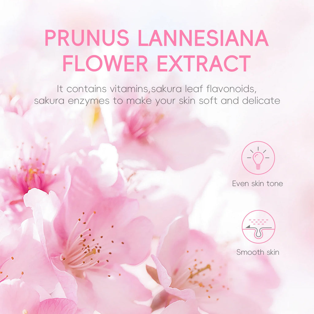 Sakura Gentle Exfoliating Peeling Gel Facial Scrub Moisturizing Nourishing Repair Scrubs Face Cream Beauty Brighten Skin Care