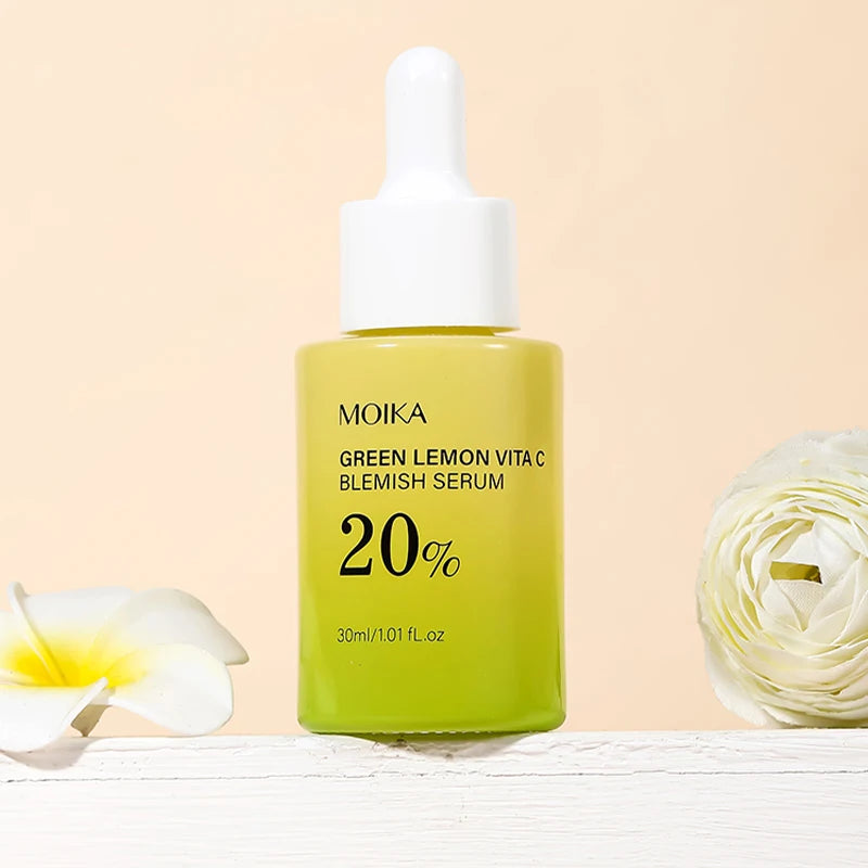 "1Pc MOIKA Skincare Vita C Serum 20% Niacinamide & Vc For Brightening & Dark Spots For People With Dull Loose Skin