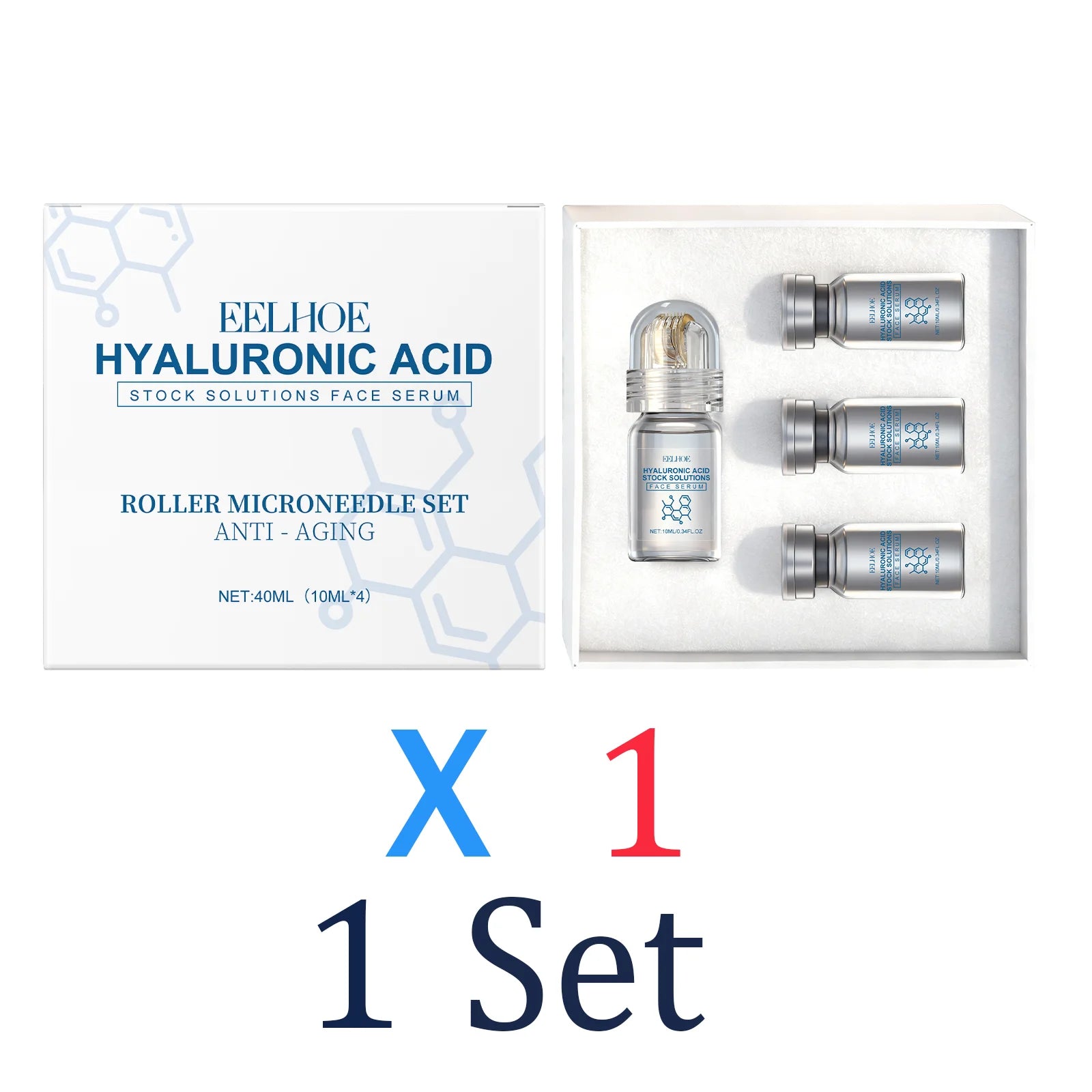 Facial serum Microneedle Roller Set 0025mm Niacinamide serum Moisturizing  Winter skincare Barrier Protection Moisturizer 40ml