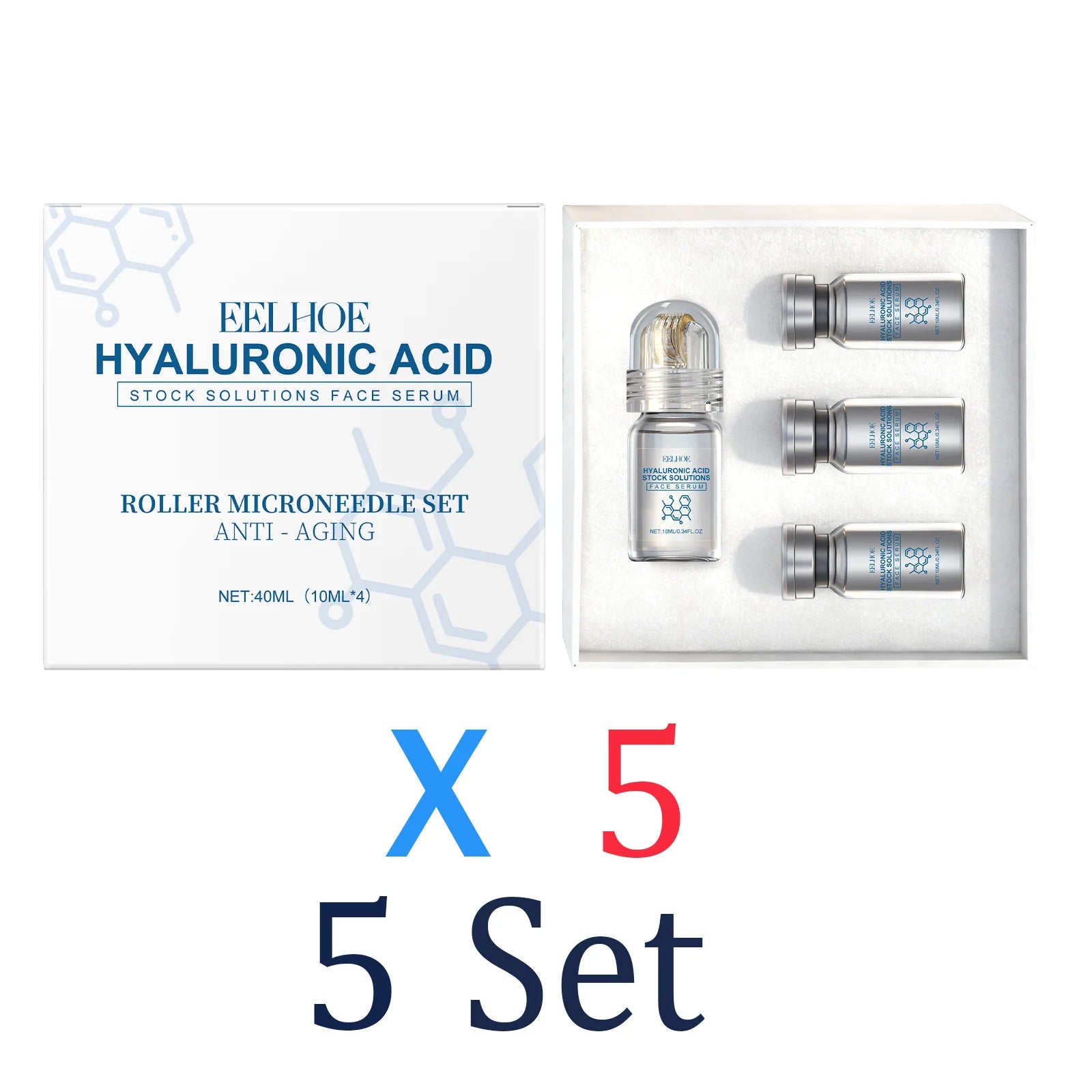 Facial serum Microneedle Roller Set 0025mm Niacinamide serum Moisturizing  Winter skincare Barrier Protection Moisturizer 40ml