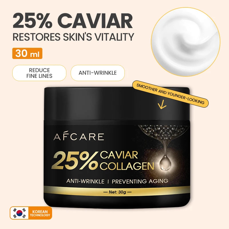 Summer Collagen Caviar Anti-Wrinkle Cream Efficient Fade Fine Lines Anti Aging Whitening Beauty Products Korean Cosmetics