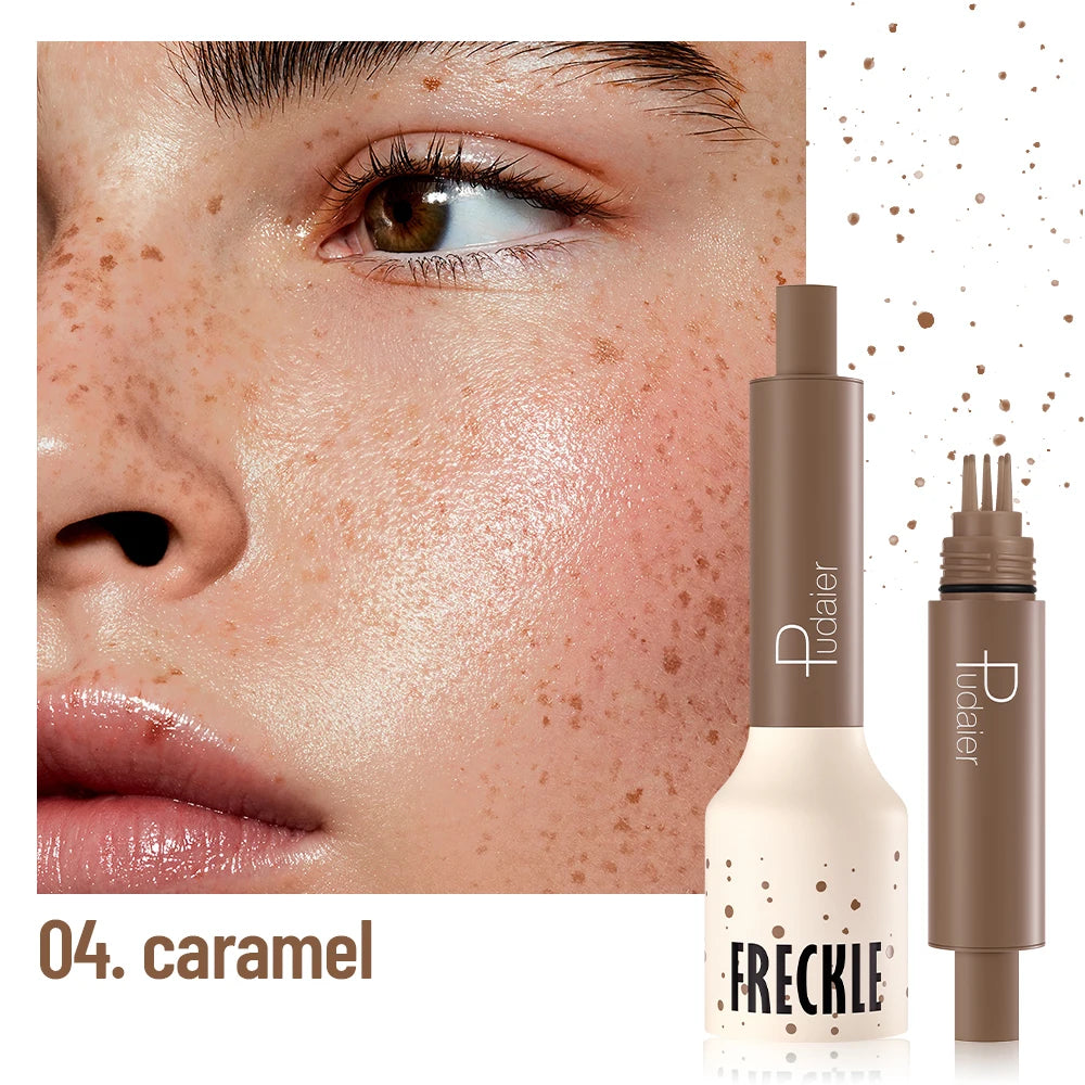 1pc Natural Freckle Stamp Pen, waterproof and sweatproof - quick-drying, natural and delicate freckle makeup, multi-scene use