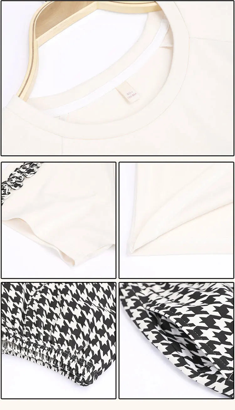 Spring Summer Pure Cotton Womens Pajama Sets Sexy Black Nightwear Casual Pyjama Long Pants Sleepwear Suits Homewear Fashion