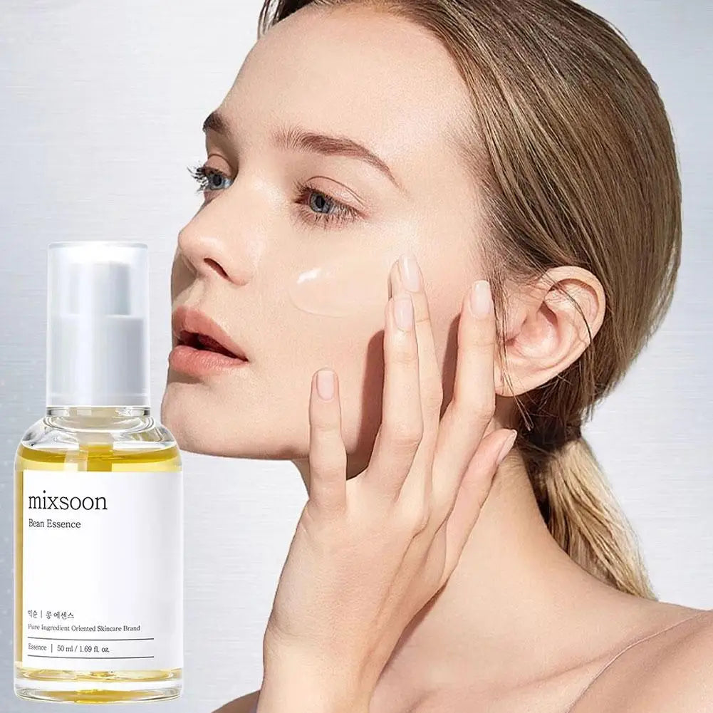 Mixsoon Korean Skincare Collection, Bean Cream & SPF50 Sunscreen & Centella Cleanser, Soy Extract Hydrating Brightening,Soothing