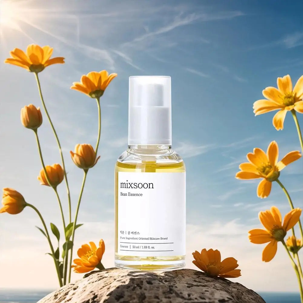 Mixsoon Korean Skincare Collection, Bean Cream & SPF50 Sunscreen & Centella Cleanser, Soy Extract Hydrating Brightening,Soothing
