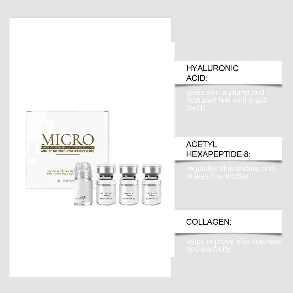 Collagen Anti-Wrinkle Essence Hydrating Firming Pore-cleaning Anti-aging Essence Set