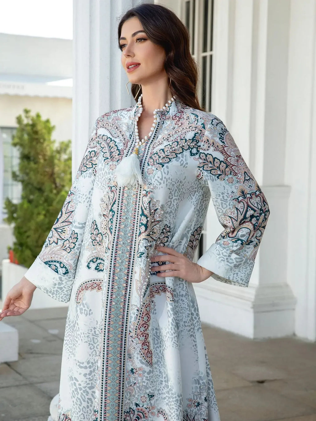Eid Women Dress Muslim Abaya Diamond Beading Vestidos Largos Party Caftan Jalabiya Ramadan Long Dresses Kaftan Arab Robe 2025