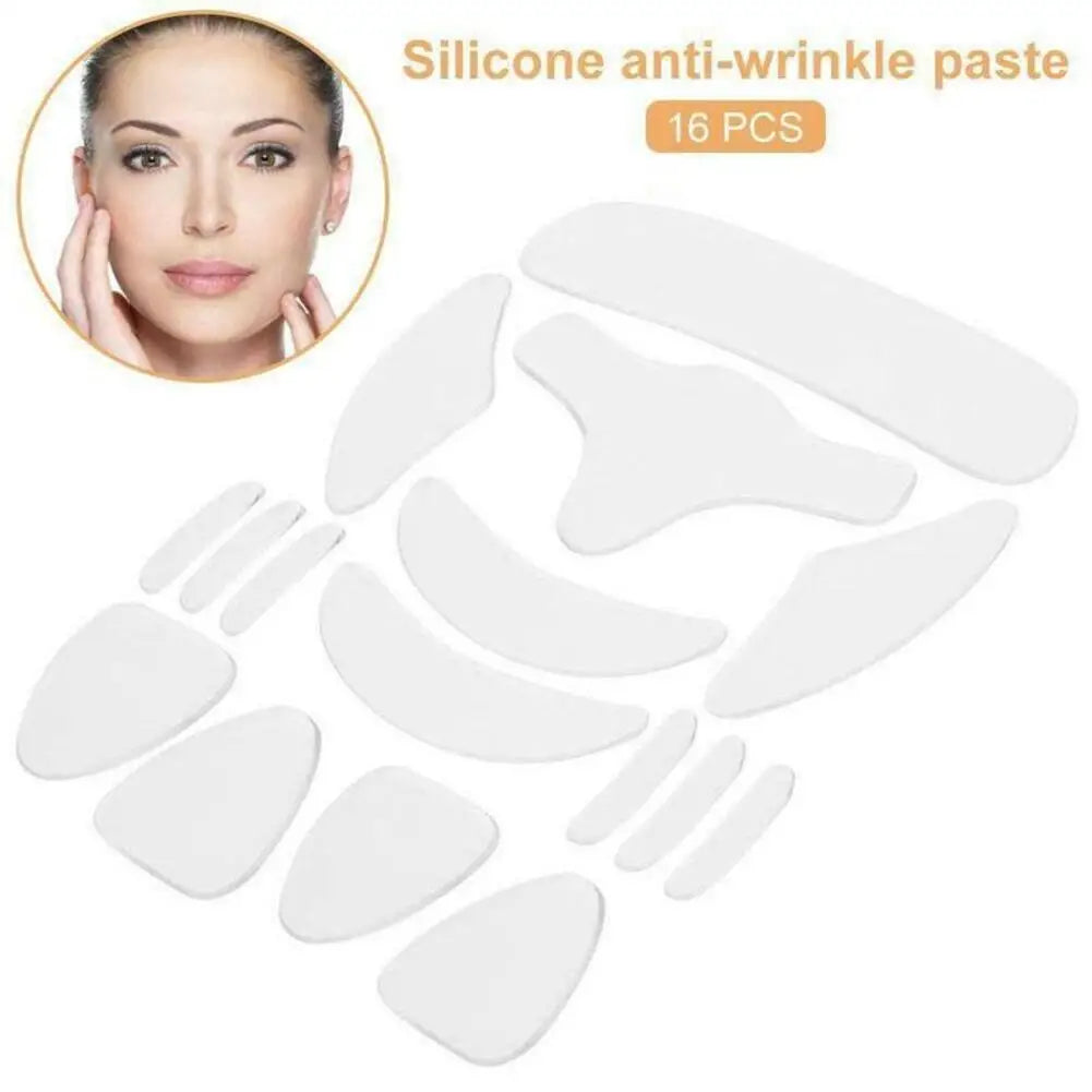 Wrinkle Resistant Silicone Patches Adhesive Face Forehead Neck Eye Wrinkle Remover Pad Sticker Lifting Tapes Skin Care