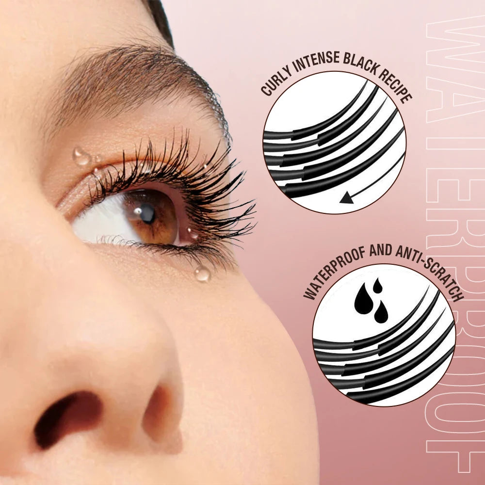 O.TWO.O 6pcs Makeup Kit 2 in 1 Lipstick Eyebrow Pencil Black Eyeliner 4d Fiber Mascara Full Professional Makeup Set