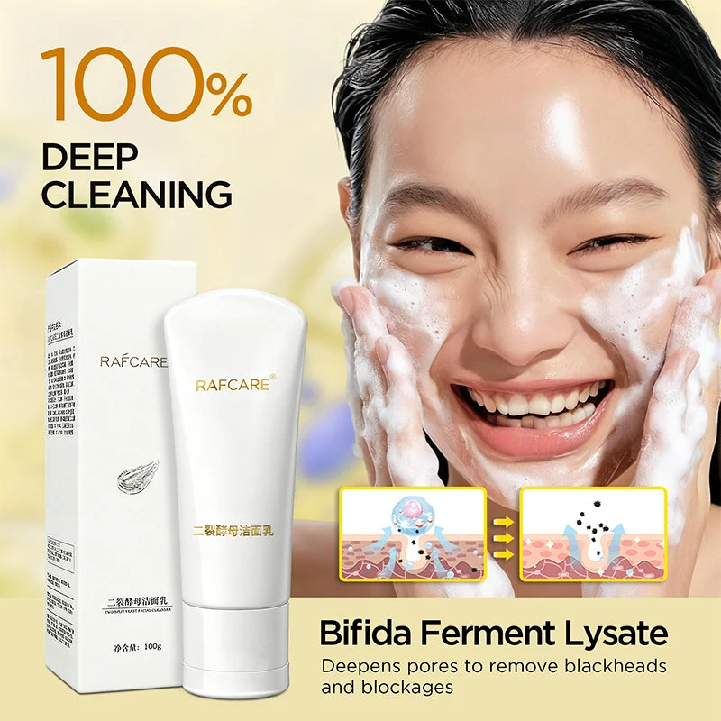 Soft Amino Acid Face Wash Cream Cleans Pores Impurities And oil For Sensitive Prevents Skin Dryness Deep Hydration