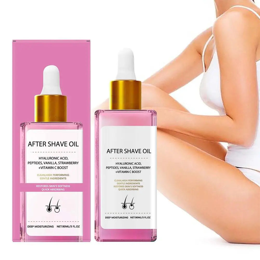 Strawberry Vanilla After Shave Oil For Smooth Skin Deeply Hydrates Shaving Care Oil Deeply Hydrates Shaving Care Oil 1/3/5pcs