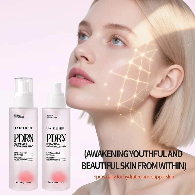 PDRN Essence Moisturizing Spray Hydrating Clear Lasting Hydrating Skincare Set Refreshing NonGreasy Fast-Acting Brighten Essence