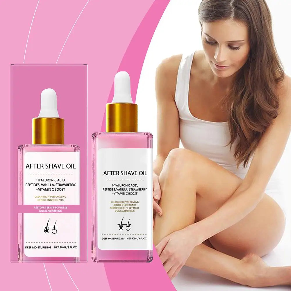 Strawberry Vanilla After Shave Oil For Smooth Skin Deeply Hydrates Shaving Care Oil Deeply Hydrates Shaving Care Oil 1/3/5pcs