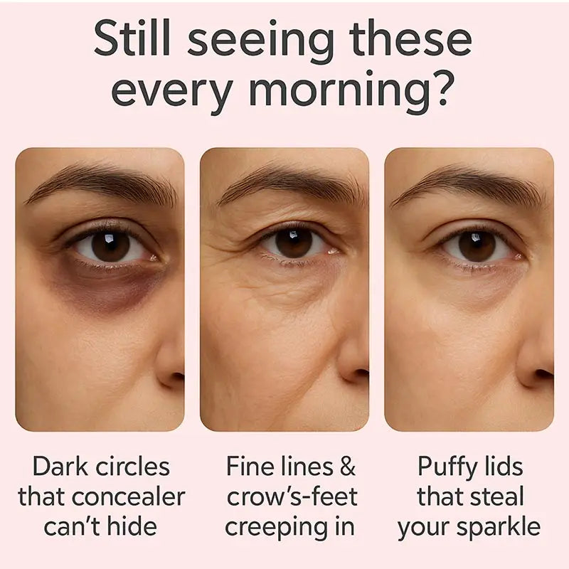 Korean PDRN Pink Peptide Eye Cream,Eye Contour Skin Firming Lifting Hydrating Brightening Care,Fade Fine Lines and Dark Circles