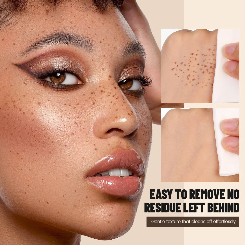 1pc Natural Freckle Stamp Pen, waterproof and sweatproof - quick-drying, natural and delicate freckle makeup, multi-scene use