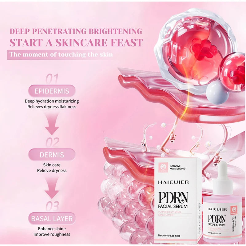 PDRN Essence Moisturizing Spray Hydrating Clear Lasting Hydrating Skincare Set Refreshing NonGreasy Fast-Acting Brighten Essence
