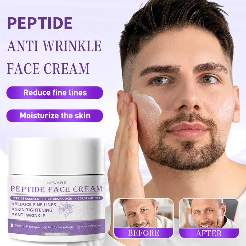 2025 New Wrinkle Peptide Cream For Anti-Aging Fade Fine Lines Lifting Firming Cream Face Skin Care Korean Product