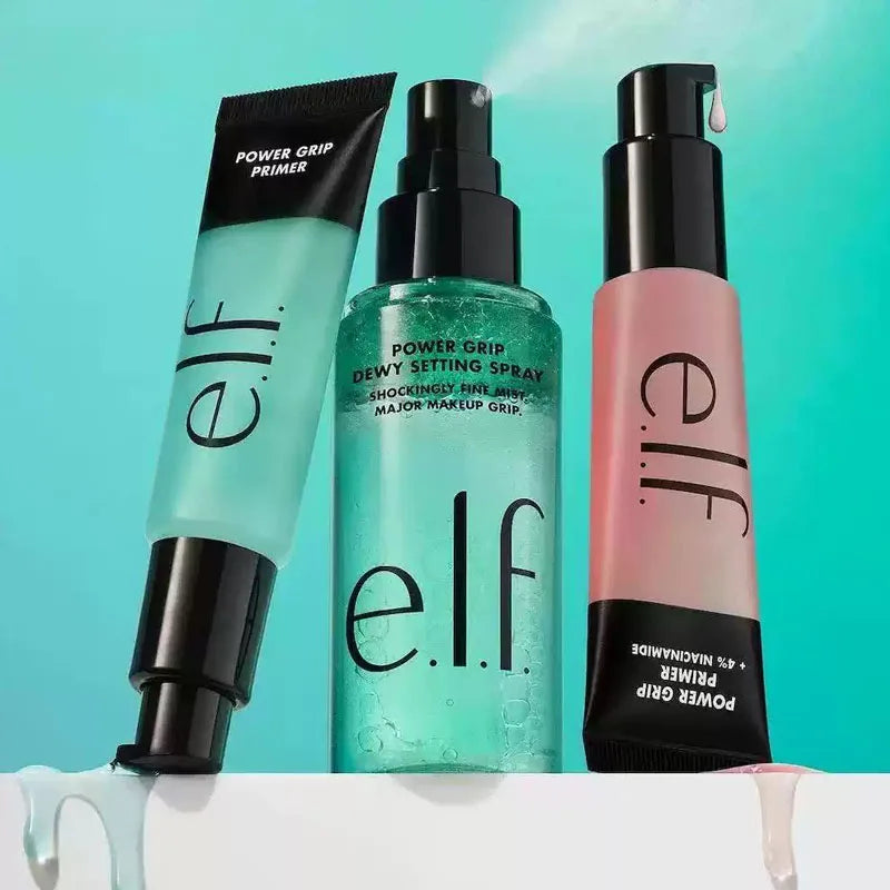 ELF Skincare Products Pre Makeup Gel Gel Green Primer 75ml Exfoliate Clean Pores Makeup Setting Spray Liquid Foundation Fair 0.5