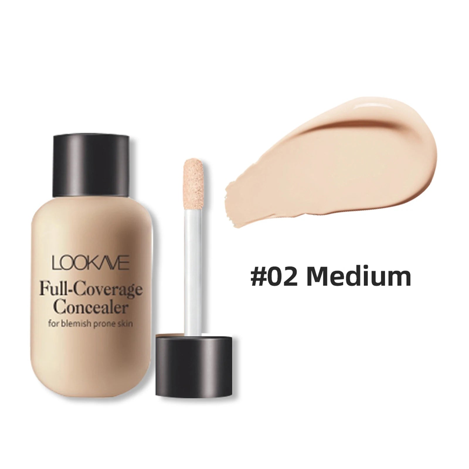 3 Colors Liquid Concealer Waterproof Matte Full Coverage Acne Scars Dark Circles Foundation Whitening Lasting Makeup Cosmetics