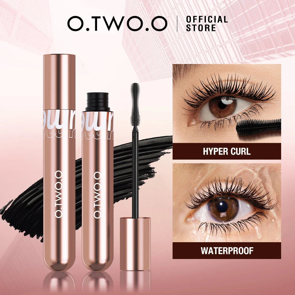 O.TWO.O 6pcs Makeup Kit 2 in 1 Lipstick Eyebrow Pencil Black Eyeliner 4d Fiber Mascara Full Professional Makeup Set