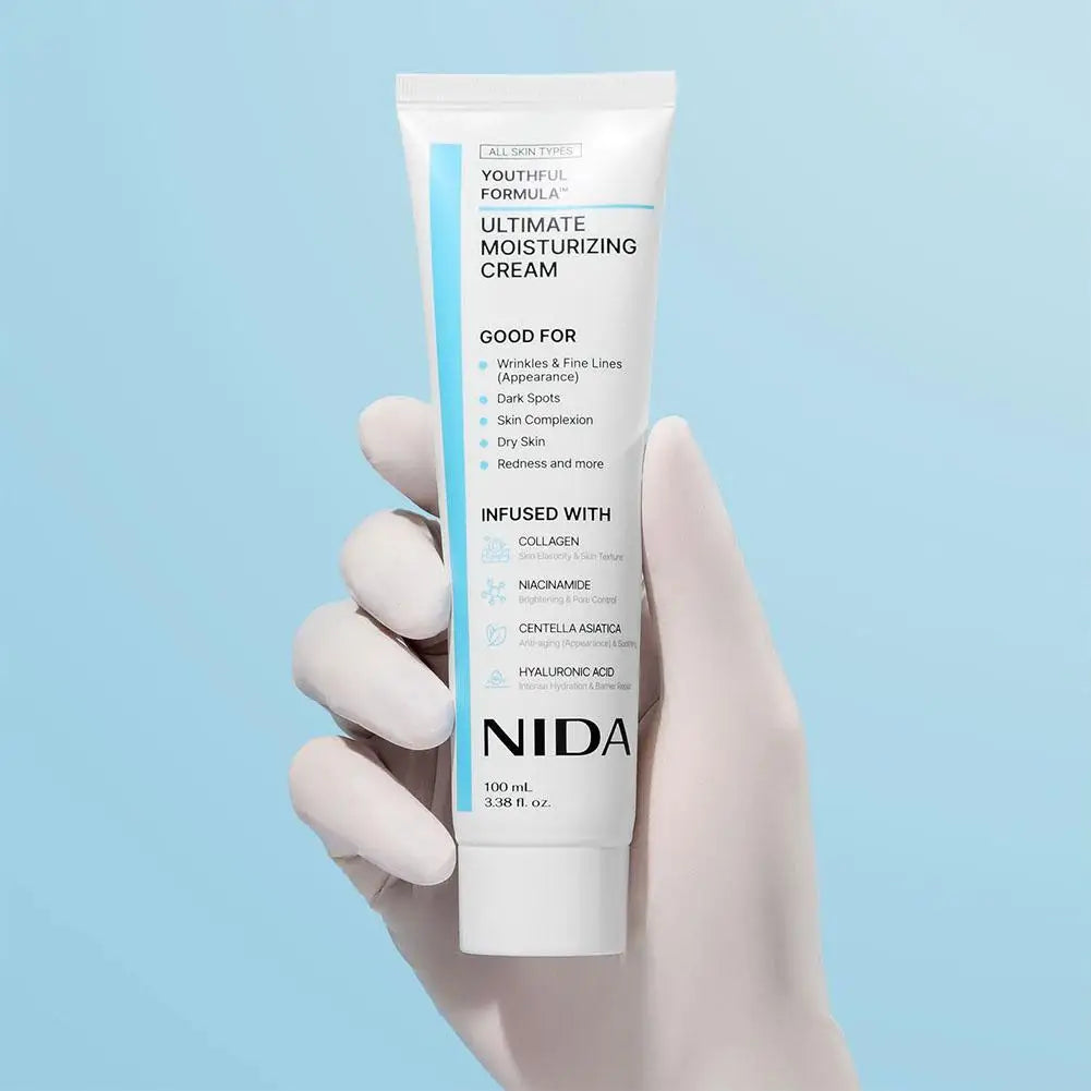 100ml Korea Moisturizing Ultimate Cream Daily Facial Skin Care Pores Repair Redness Essence Serum Rejuvenating Facial Skin