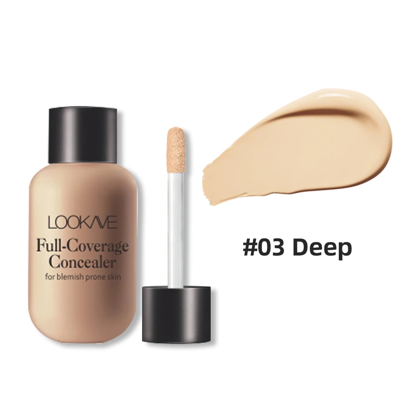 3 Colors Liquid Concealer Waterproof Matte Full Coverage Acne Scars Dark Circles Foundation Whitening Lasting Makeup Cosmetics