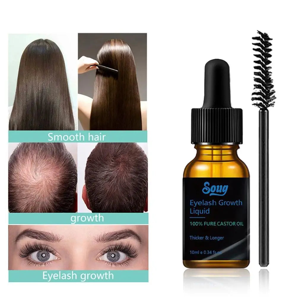 Eyelash Fast Grow Serum Lengthen Thicken Natural Curl Enlargement Voluminous Eyelash Enhancer Serum Eyebrows Thicker